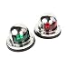Produktbild Meisijia Ein Paar Marine Boat LED Light Yacht Pontoon 12V des Edelstahl-LED-Bogen-Navigation Lampe Segeln-Signal-Glühlampe