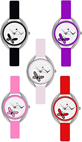 Woman Watch(Madhav Fashion Attractive Multi Color Analog Watch - For...