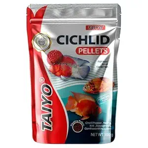 Tiayo Cichild Pellets Premium Fish Food (Pack of 2) (100g)