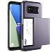 Produktbild Galaxy S8 Plus Hülle, VRS Design® Schutzhülle [Orchid Grey] Schlagfesten Case Kratzfeste Stoßsichere Handyhülle Halbautomatik Schiebetür mit Kartenfach [Damda Glide] für Samsung Galaxy S8 Plus 2017