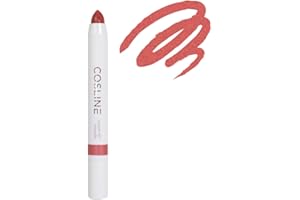 ‎COSLINE COSLINE Lippenstift Amaryllis 407, Glänzender Rotton, Vegan Lipstick, Langanhaltend, Weich und cremig