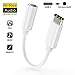 Produktbild USB-C auf 3,5 mm Kopfhörerbuchse Adapter Stecker USB Typ C auf 3,5 mm AUX Kabel Audio Dongle Jack Kopfhörer Adapter für OnePlus 6T/OnePlus 7 Pro/Huawei P20 Pro/P30 Pro/Mate 10 Pro/Xiaomi/Moto Z -8.7cm