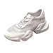 Produktbild Lurcardo_Sneaker Damen, Mesh Sportschuhe Turnschuhe Rutschfeste Laufschuhe DäMpfung Leichte Atmungsaktiv Dickem Boden Outdoor Laufschuhe Sportschuhe Sneaker für Damen Mädchen 35-40 Größe SQC 68