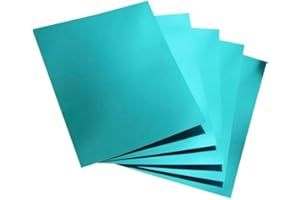 ASENME Cartoncino da 250 grammi, confezione da 10 unità, 250 grammi Cartoncino A4 (Turchese, A4 / 10 unità)