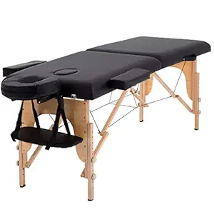 4beauty Professional Foldable Portable Lightweight Foam Padding Leather Cover Massage Bed/Therapy Table