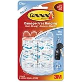 3M Command Mini Şeffaf Askı