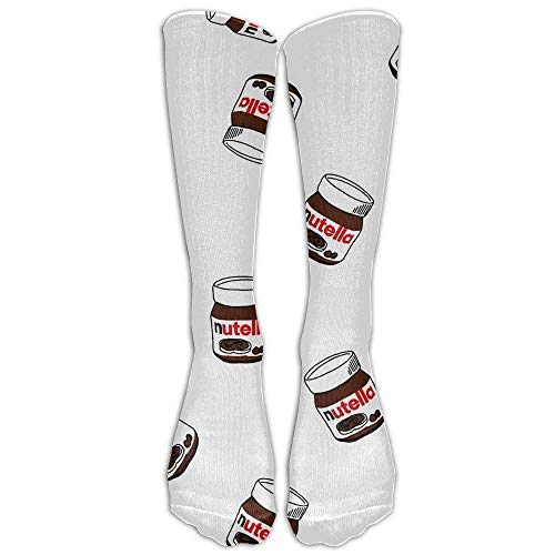 Preisvergleich Produktbild jiantsk Style Unisex Socks Casual Knee High Stockings Nutella Cotton Socks One Size