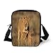 Produktbild Safari Decor,Mom Lioness and Young Lion Kings in South African Nature Big Cats at Wilderness Safari Photo,Cream Print Kids Crossbody Messenger Bag Purse