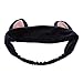 Imported Cat Ear Make Up Face Washing Shower Mask Hairband Snood Headband Navy blue RS.190.00