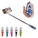 Shopizone® Mini Selfie Stick Monopod with Aux Cable for Apple iPhone, All Android Smartphones No Bluetooth, No Charging required (Assorted Colors) RS.129.00