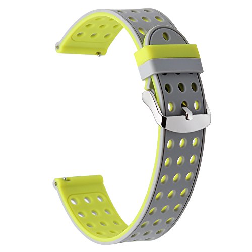 Preisvergleich Produktbild TRUMiRR 18mm Silikon-Gummi Armband für Withings Steel HR 36mm