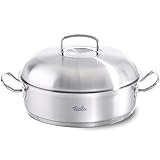 Der Kochtopf mit cookstar-Allherdboden ist für alle Herdarten geeignet: Induktionsherd, Gas, Elektro, Ceran. Zudem ist er backofengeeignet und spülmaschinengeeignet