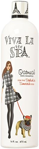 Viva La Dog Spa Oatmeal Shampoo for Sensitive Skin, 16-Ounce