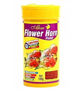 AHM Flower Horn Pellet Fish Food | 250 ml - 100 g | Happy Fins
