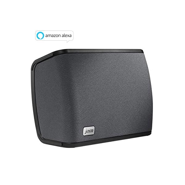 Jam Audio Symphony Wireless Wi-Fi Speaker with Alexa built-in, Play 1 / Multi-Room, 2.1 Stereo Sound, Treble + Bass…