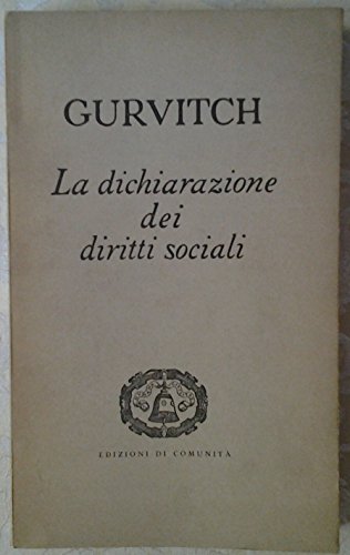 La dichiarazione dei diritti sociali
