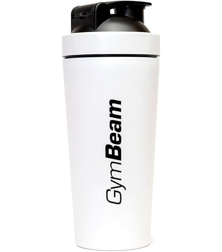 ACWOO Shaker per Proteine in Acciaio Inox Bottiglia, 900 ML Shaker Steel con Miscelatore Sfera, Shaker per Bevande Proteiche per Gli Appassionati di