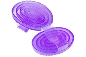 START ENJOY THE RIDE START Gell Glitter Soft Combat pour peigner la fourrure et les cheveux du cheval (Violet)