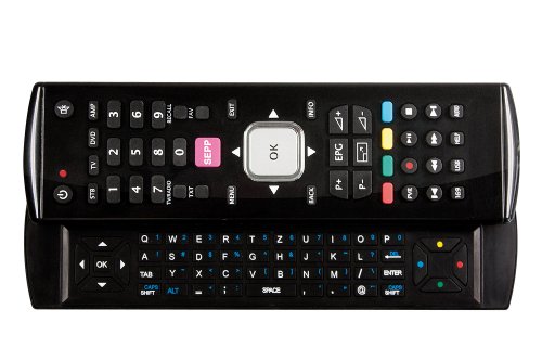 Preisvergleich Produktbild Smart sliderX Multimediale IR Universalfernbedienung mit Programmierfunktion schwarz
