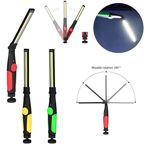 Lámpara antorcha trabajo imán portátil recargable slim regulable LED