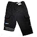 Bright Bots 12/18m Baby Boys Jeans Roll Up Cotton Trousers - Black Denim