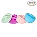Aimike Silicone Facial Cleansing Brush Anti-slip Exfoliator Friction Pad Face Skin Care Deeper Clean Exfoliate Skin-4 Sets RS.1856.00