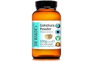 DR WAKDE'S® Gokshura Powder (Tribulus terrestris) - 100g (3.5oz) I Pure, Raw & Dried Powder I Nothing Added, Nothing Removed I Ayurvedic Herb I Quantity Discounts I Same Day Dispatch