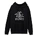 Produktbild Elecenty Halloween Lose Hoodies,Kapuzenpullis Frauen Reizvolle Druck Pullover Mit Kapuze Kapuzenshirt Hoody Taschen Winter Herbst Kapuzenpullover Bluse Tops Oberteile