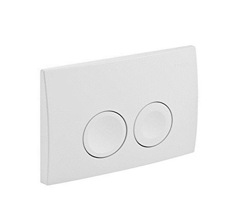 Geberit Delta21 Betätigungsplatte für 2-Mengen weiß-alpin