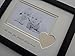 Personalised 'We love you' photo frame 9 x 7, Black
