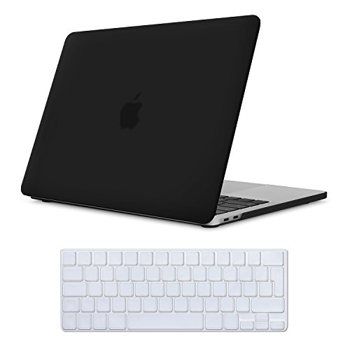 Case MacBook New Pro 13 Retina H  lle Schwarz    iCasso Reines Farbe design Ultra Slim Kratzfeste Matt Rutschfest f  r MacBook Pro 13 Zoll Retina mit 