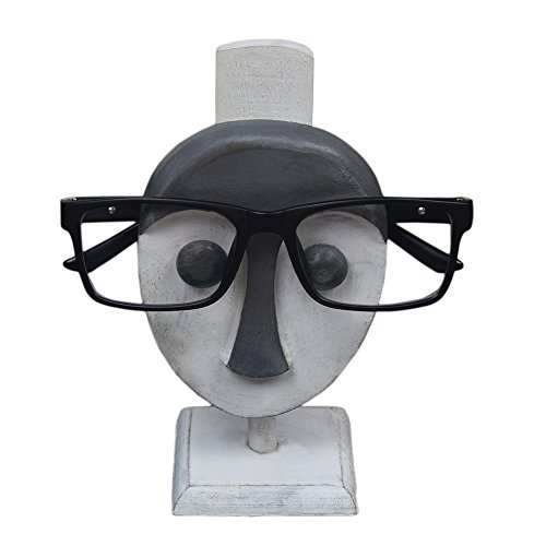 Muttertagsgeschenk, Dekoration holzerne Brille Schauspiel halter nase Brillenhalter display stand mit brillenständer geschenke fur Sie oder Ihn (weib) - 3