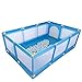 Produktbild Parc à bébé Blau Große Kinderpalypen, Protable Baby Safety Play Center Hof für Indoor Outdoor  190 × 128 × 66cm (größe : Playpen+mat+Ball)