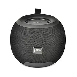 Pebble Dome Heavy Bass 5W Bluetooth Speaker (Black)