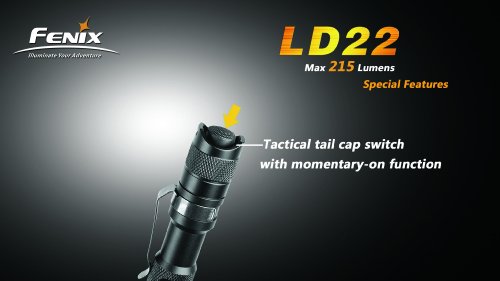 Fenix LD22 Cree XP-G2 LED Taschenlampe - 6