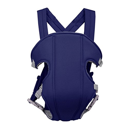 Preisvergleich Produktbild Bauchtrage Babytrage Tragetuch Babytragetuch Baby Trage Carrier Verstellbare Tragetuch Neugeborene Säugling Stillen Wrap Carrie Dunkelblau - Dunkelblau