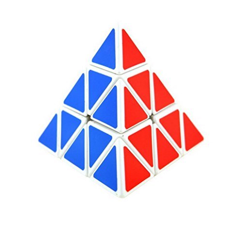 Preisvergleich Produktbild Magische Pyramide Speedcube Zauberwürfel Magic Cube Zauber würfel Drehwürfel Geduldspiel Rtseln IQ-Test Knobelspiel Kugel Denkspiel Lernspiel