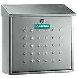  Arregui E5617 - Buzon de exterior, acero inoxidable, gran capacidad, 370x370x120mm