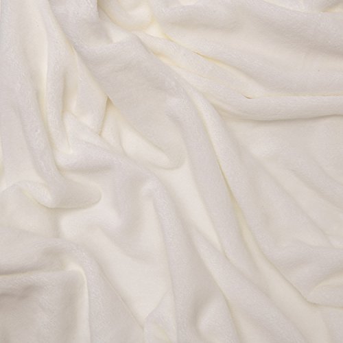 Beautissu® XXL Kuscheldecke Aurelia 150x200cm Mikrofaserdecke flauschige Coral-Fleece Wohn-Decke ÖKO-TEX natur - 5