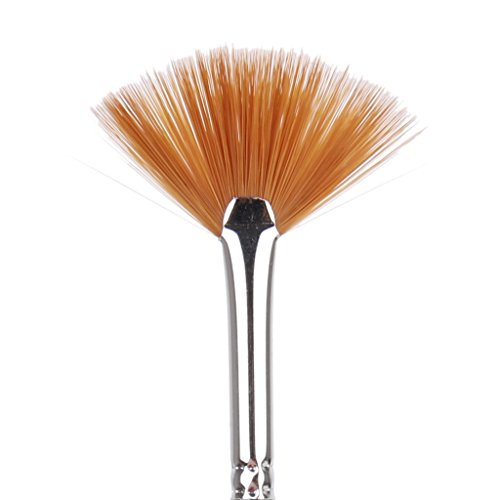 12 Assorted Größe Künstler Malerei Pinsel Set Flachpinsel - 3