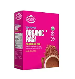 Early Foods Organic Sprouted Ragi Porridge Mix, 200 g