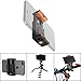 Produktbild Victool® Smartphone Halterung Super Robus Handy Klemmhalterung Holder Smartphone Cellphone Holder Support Dreibeinstativ Adapter mit 1/4'' Gewinde Aufsatz Adapter für Apple iPhone 7+/ 7/ 6S+/ 6S/ 6+/ 6/ 5/ 5C/ 4S/ 4 + Samsung Nexus LG HTC Huawei ZTE Sony Xiaomi . (Für Displaybreite: 50mm-80mm)
