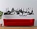 Produktbild Wandtattoo Istanbul Skyline XXL Türkei Wand Aufkleber Wohnzimmer Stadt 1M062_2, Farbe:Schwarz Matt;Größe ( Länge):140 cm