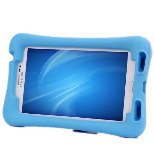 NEWSTYLE Samsung Galaxy Tab 3 7.0 Kinderfreundliche Silikon Hülle Schutzhülle Tasche Case für Samsung Tab 3 P3200 / P3210 / T211 / T210 (7 Zoll) - Blau