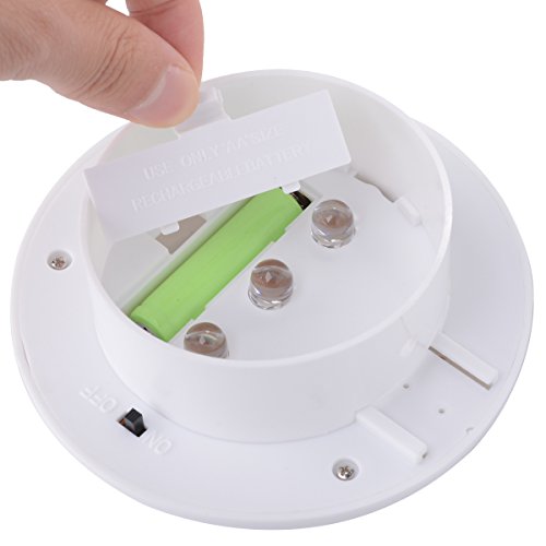 Xcellent Global 4 er Pack 3 LED Solarbetrieben Energiesparend Zaun Dachrinne Licht Außen Garten Wand Lobby Pfad Lampe LD029x4 - 4