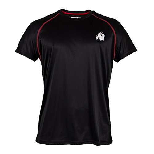 Gorilla Wear Performance T-Shirt Black/Red - 2