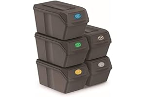 SAN IGNACIO GIOCO 5 PROSPERPLAST 100L riciclaggio bidoni plastica SORTIBOX GRIGIO