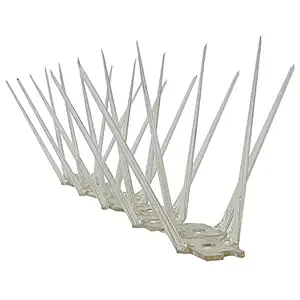 Grergy - Pigeon Spikes, Bird Control Spikes, Pigeon Repellent for Balcony, Bird Deterrent, Pigeon Spikes for Window Ac | Scare Birds Away, Pack of 5