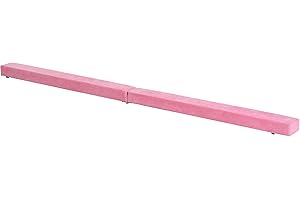 HOMCOM 2.1M 7FT/2.4M 8FT Gymnastics Folding Balance Beam Home Gym Training Exercise Sports