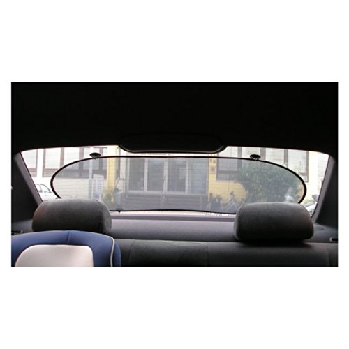 2-TECH Sonnenschutz für Auto Heckscheibe 100x50cm auch optimal für Nachtfahrten